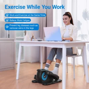 MERACH Under Desk Elliptical Machine with 12 Speeds