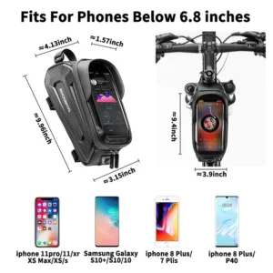 ROCKBROS Bicycle Bag Waterproof Touch Screen Cycling Bag